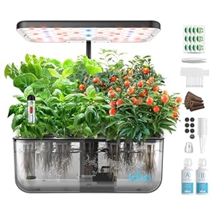 iDOO Hydroponics Growing System Kit 12 Pods, Christmas Gifts Gardening Gifts for Women Mom Dad Kids, Indoor Herb Garden with LED Grow Light for Home School, Indoor Plants Good for Mental Health iDOO Hydroponics Growing System Kit 12 Pods Christmas Gifts Gardening Gifts for Women Mom Dad Kids Indoor Herb Garden with LED Grow Light for Home School Indoor Plants Good for Mental Health