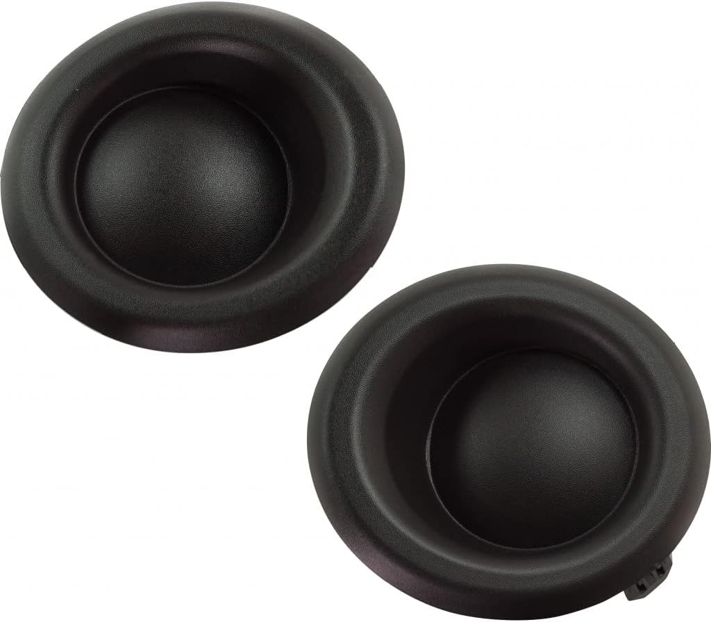 For Honda Pilot 2012 2013 2014 2015 Fog Light Cover Driver and Passenger Side | Pair | Textured Black PP Plastic | Replacement For HO1038144, HO1039144 | 191275544433, 191275544457