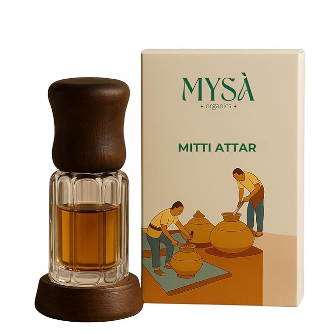 Certified Natural Mitti Ittar | 100% Pure Earth Attar Perfume Oil | Alcohol-Free, Skin-Friendly, Long Lasting Petrichor Fragrance for Men & Women | Aromatherapy & Therapeutic Benefits | Made in India (6ml)-picture-19