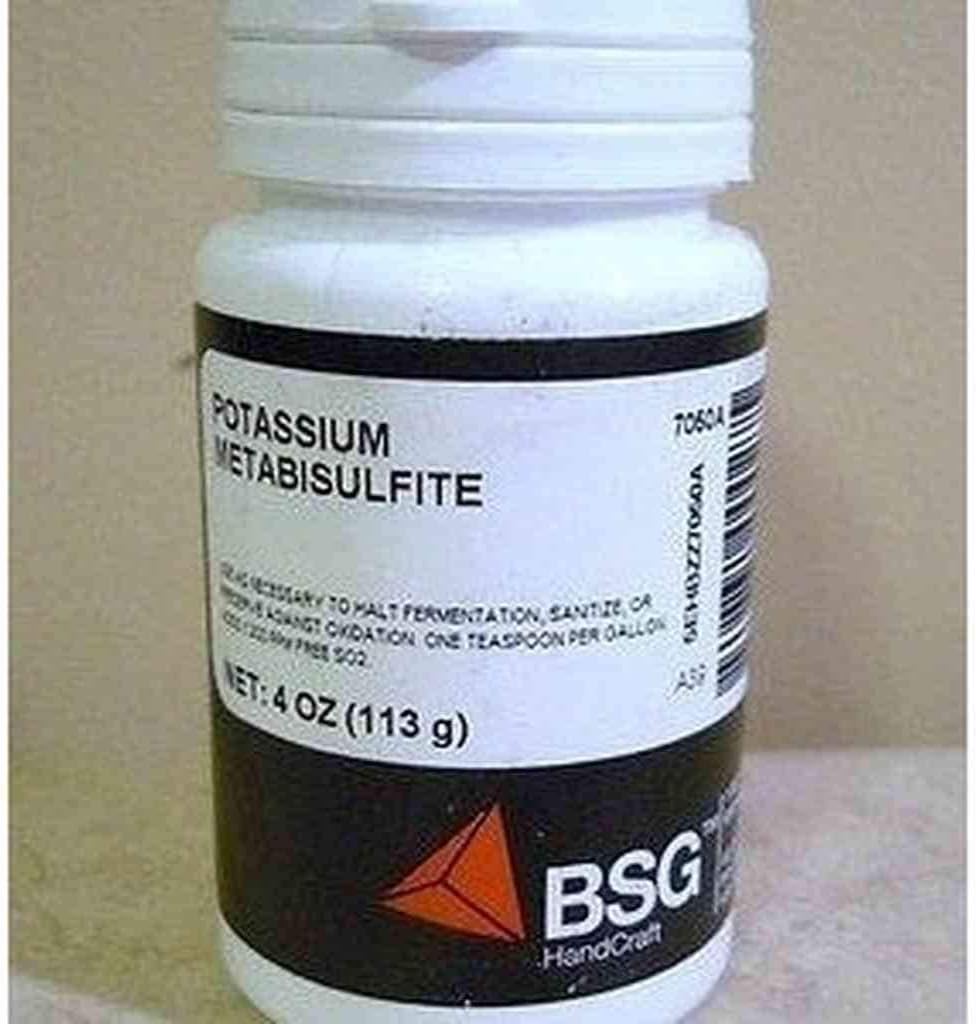 Potassium Metabisulfite, 4oz