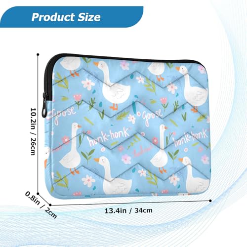 Funda acolchada para portátil 13-13.3'' diseño gansos miniatura 4