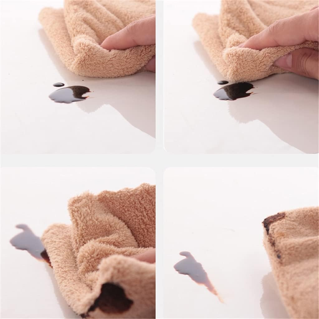 Dish Clothlazy Rag Kitchen Dishwashing Scouring Pad Housework Cleaning Absorbent and Non-linting Hand Towel 10pcs