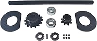 Vista 4 de Go Kart Minibike Kit completo de eje de transmisión 5/8" X 12" 40/41/420 cadena