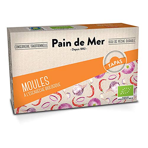 Pain De Mer - Moules À L'Escabèche 115G/85G - Vendu par unité