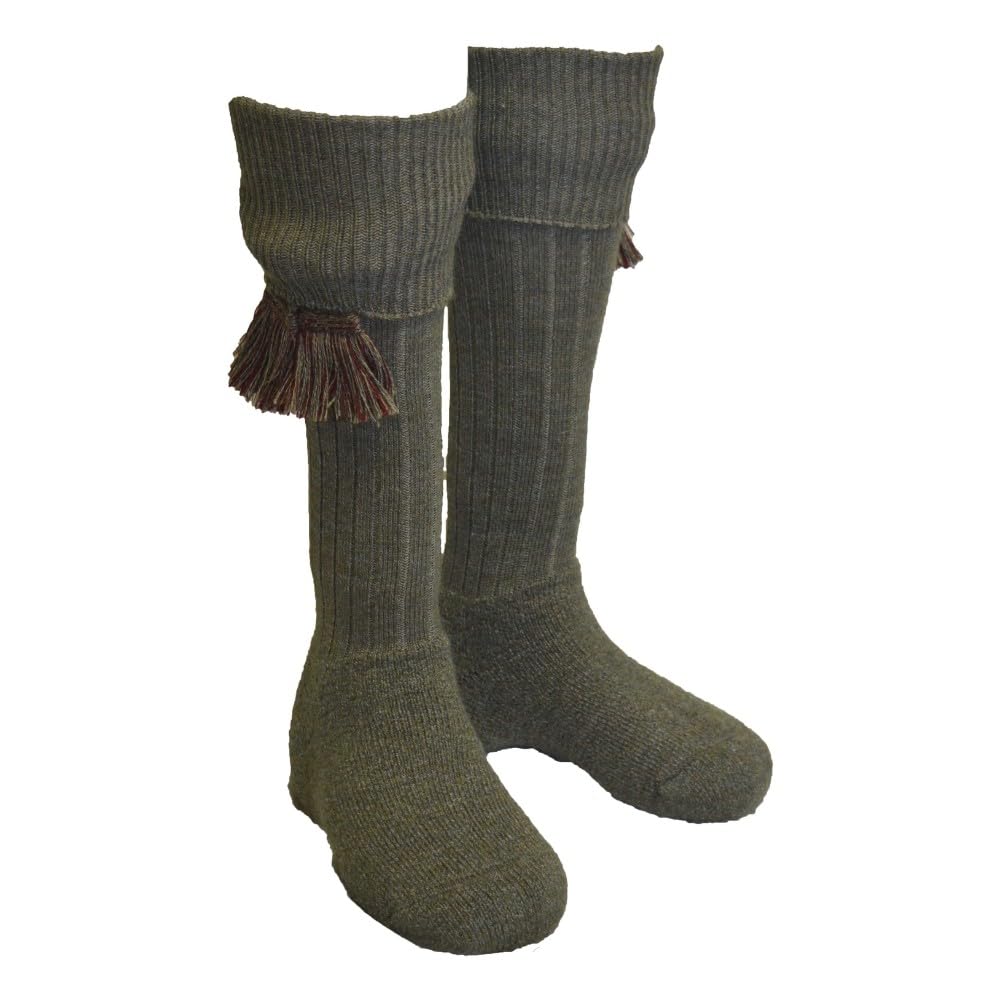 Walker & Hawkes - Chaussettes et garters assortis Scarba - homme - pour la chasse/campagne