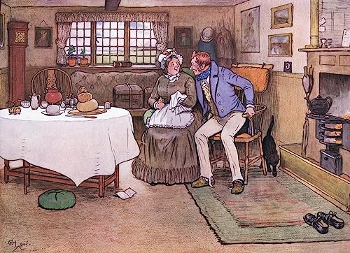 Impression d'art mural vintage 60x90cm : grand tableau de Cecil Aldin pour décoration chambre