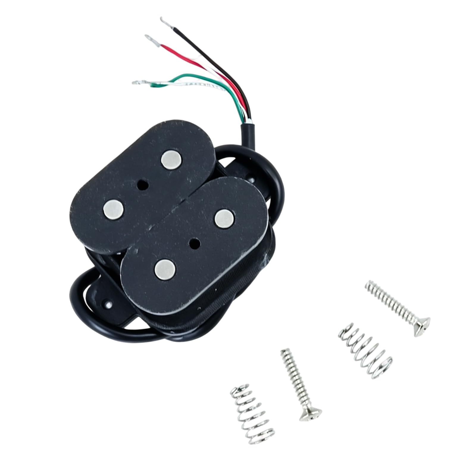 BWANGIAO 2 String Guitar Humbucker with Leads Wire, Springs and Screws Double Coil Guitar Pickup for Instrument Repair Accessorie