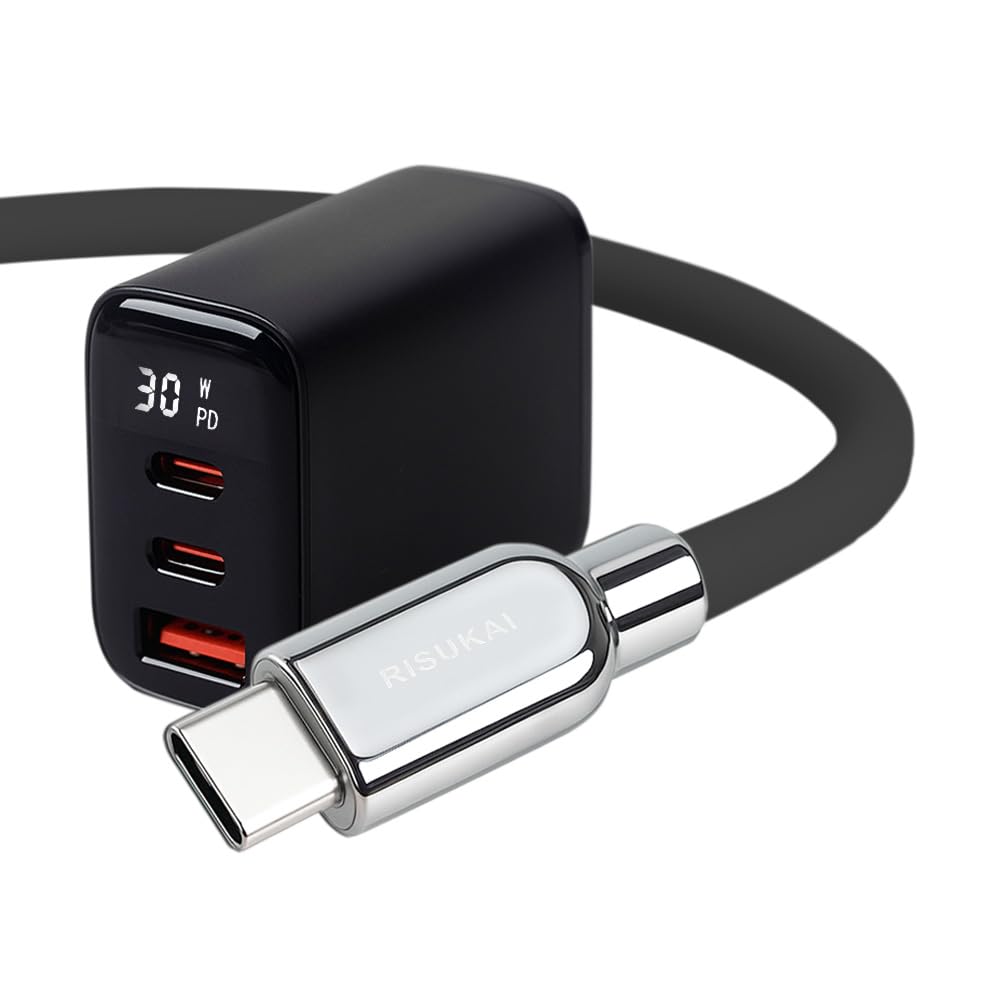 Amazon | RISUKAI 【別売り不要・充電フルセット】充電器 Type-C 30W