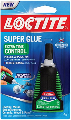 Loctite 1503241-6 Extra Time Control Super Glue, 4g Bottles (Case of 6) ,Package may vary