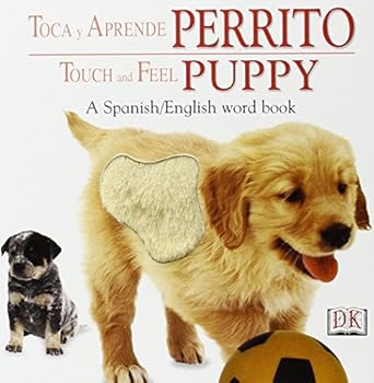 Hardcover Touch and Feel Puppy, Spanish Edition (Touch and Feel) Book
