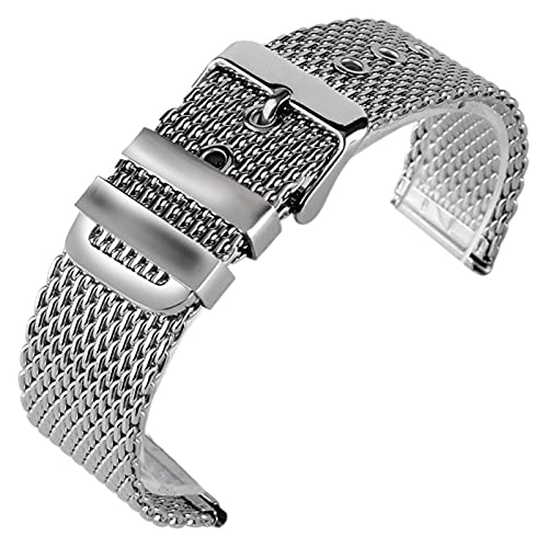 Bracelet de montre en maille d'acier résistant pour remplacer un bracelet usé