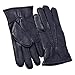 Produktbild YISEVEN Herren Hirschleder Lederhandschuhe Gefüttert Kaschmir Männer Winter Warm Vintage Autofahrer Leder Handschuhe Echtleder Herrenhandschuhe Winterhandschuhe Geschenke, Schwarz S/8.5"