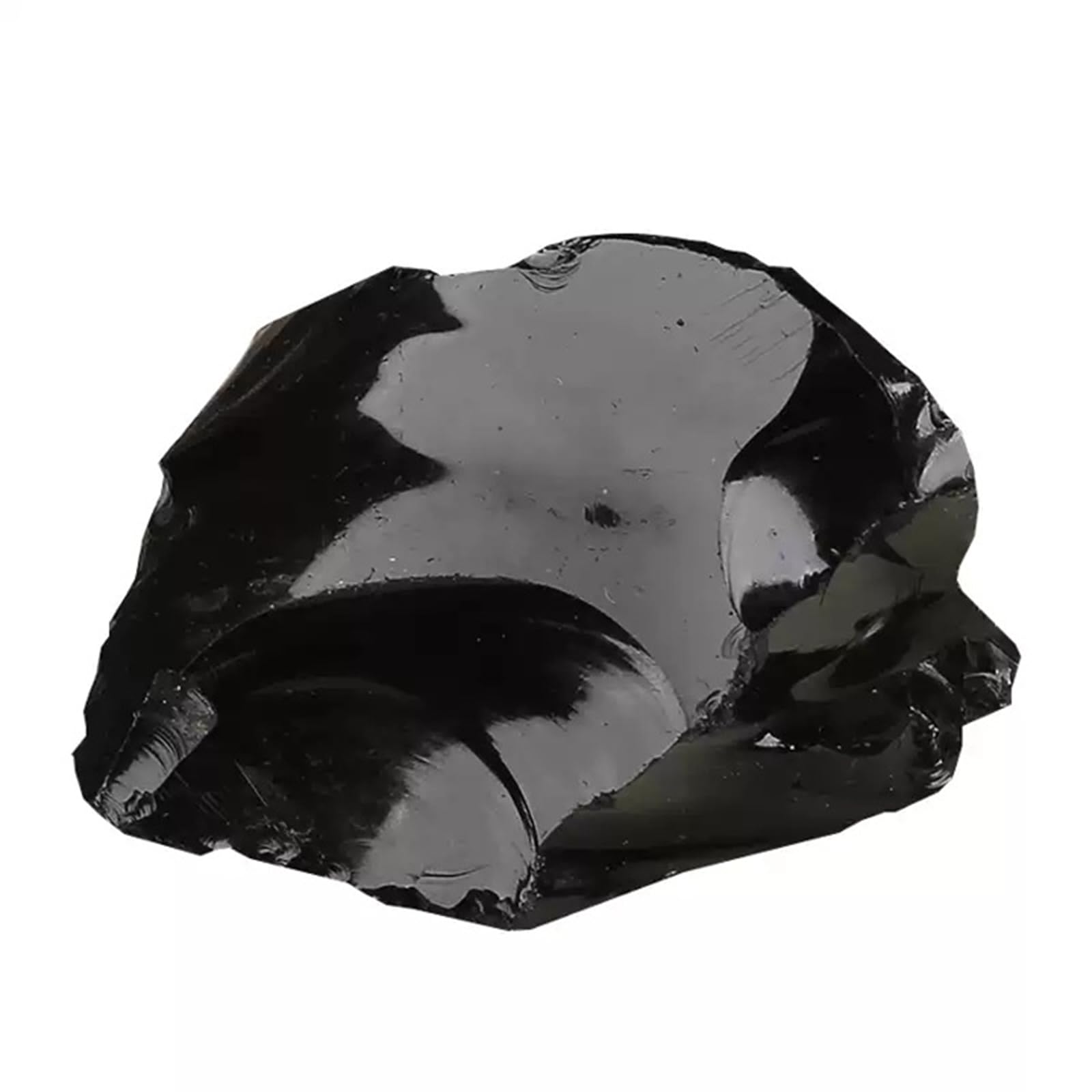 Hhhxkkuo Rough Natural Black Obsidian Stones –Raw Black Obsidian Crystal Rocks for Tumbling Cabbing Lapidary Wire Wrapping Jewelry Making Reiki Healing,500g