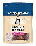 Golden Rewards Pigs in a Blanket Chicken and Pork Sausage Dog Treats, 16 oz
