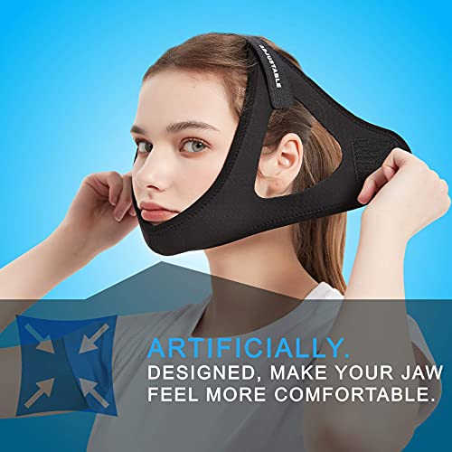 Anti Snoring Devices Adjustable Chin Strap For Cpap Users And Mouth Breathers - Advanced Solution Stop Snore Sleep Aid For Women And Men By Mikegohealth (Black) #TOP4
