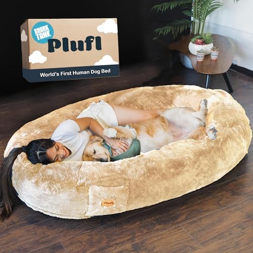 Plufl, The Original Human Dog Bed for Adults, Kids, and Pets. As ...