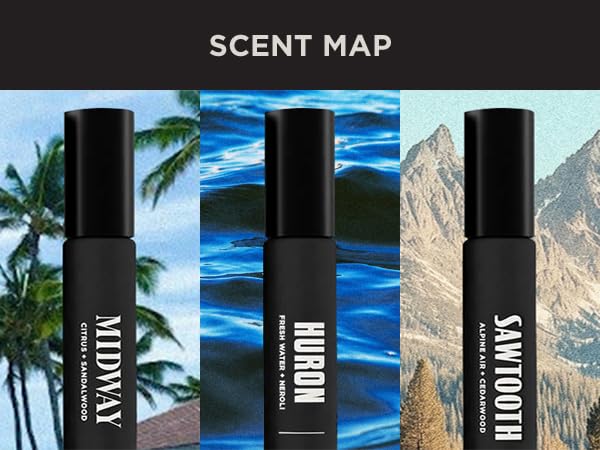 Duke Cannon Supply Co. Proper Cologne, 1.7 Fl Oz - Eau de Parfum for Men (0.9 Fl Oz, Sawtooth,Huron,Midway) - Image 3