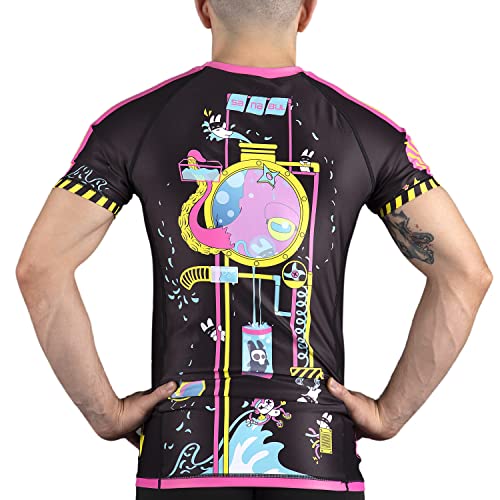 Image of Sanabul Ronin Short Sleeve Jiu Jitsu MMA Training BJJ Rash Guard