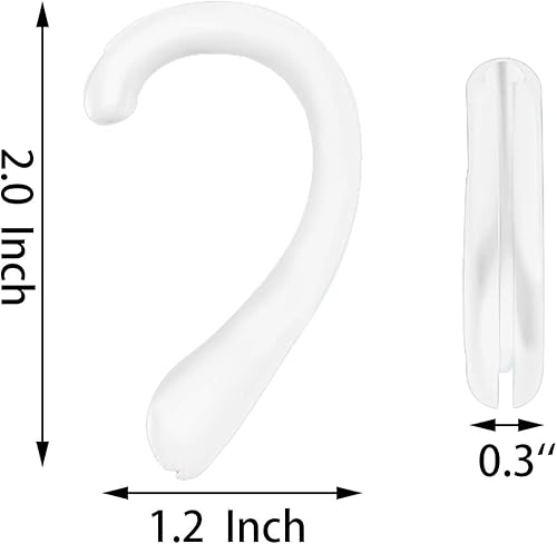 Miniatura 7 de Protectores de oído antideslizantes de silicona suave para las orejas para aliviar las molestias de los oídos, orejeras de silicona