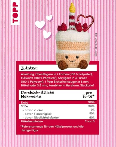 Häkelset Barry Cake: Flauschige Torte häkeln – Komplettset mit Anleitung – Bild 3