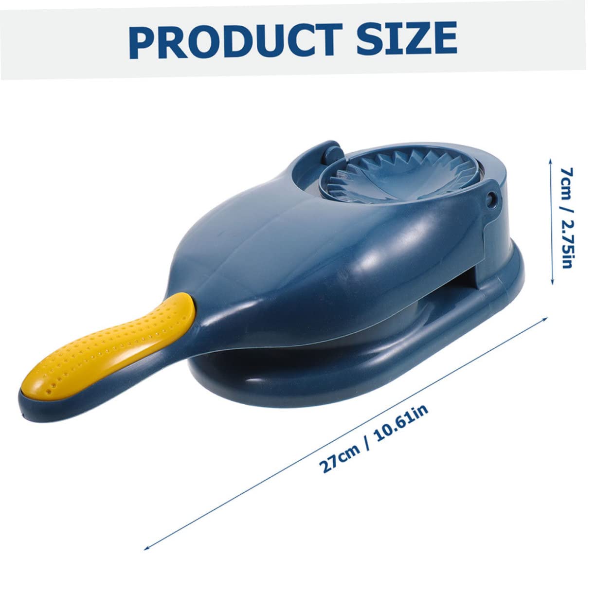 Mikinona 2pcs Manual Dough Presser Dumpling Maker Wrapper for Kitchen Make Dumpling Skin Easy to Use Clean