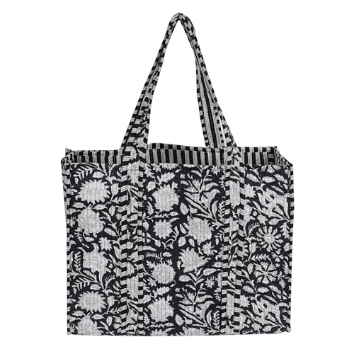 Image of Marubhumi Women Lightweight Travel Bag Purse Cotton Shoulder Tote Bag For Shopping Grocery & Beach Bag