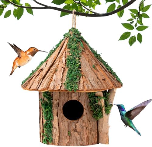 Best Functional Birdhouses That Will Transform Your Backyard Experience 7 Premium Wooden Bird House, Cedarwood Hanging Birdhouse with Predator Guard, Nesting Box for Wild Bird Viewing, Indoor Decorative or Outdoor Functional Use, Ideal for Birdwatchers, Medium