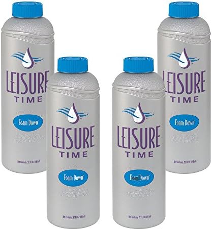 Leisure Time Hq-04 Foam Down For Spas And Hot Tubs (4 Pack), 1 Quart