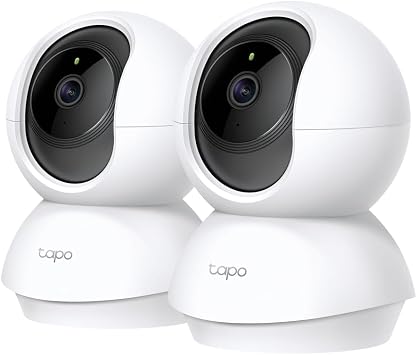 TP-Link Network Wi-Fi Camera Pet Camera 1080p Full HD Indoor Camera Night Shot Two-Way Audio Motion Detection Smartphone Notification Dome Type Tapo C200P2