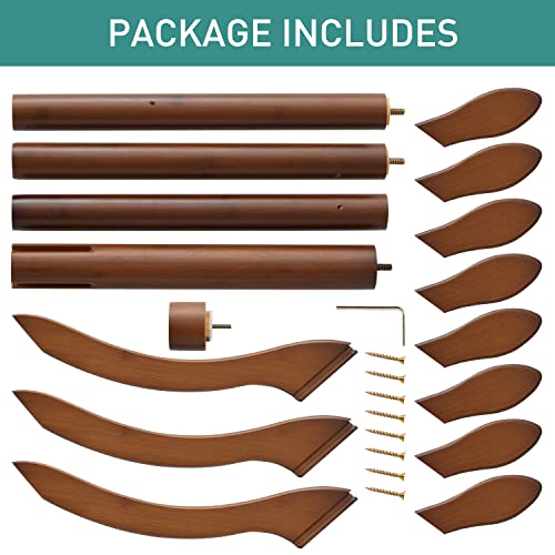 Viewcare Coat Rack Free Standing, Bamboo Coat Stand With 8 Hooks, Coat Tree For Entryway, Hallway, Corner, Bedroom & Office, 3 Adjustable And Sturdy Coat Rack For Coats, Hats, Scarves, And Handbags #TOP7