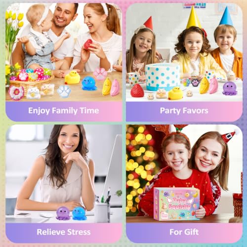 20Pcs Taba Squishy Pack Squishy Fun Box Fidget Toys, Squishies Squeeze Toys - image 7