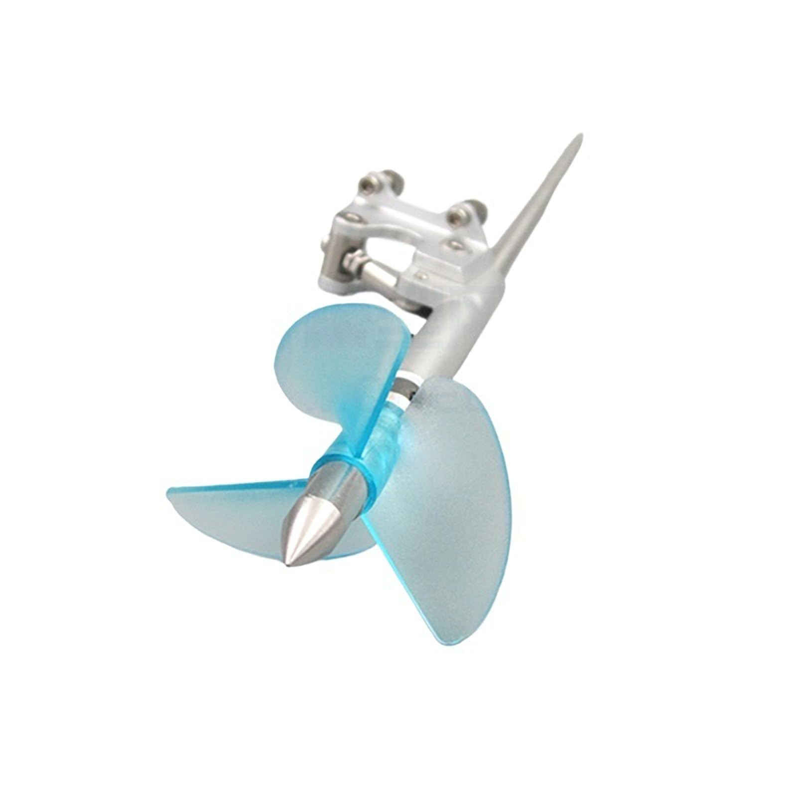 RC-Boot Integrierte Flexwelle 4.76mm Mit Ruderheck - Komplettset Für Schiffsmodell (400mm Welle + Messingrohr Festspitze 85mm + Propeller 55mm)(Reverse axis)
