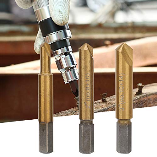 Extrator de parafuso quebrado de aço de alta velocidade, extrator de parafuso de broca de ferramenta