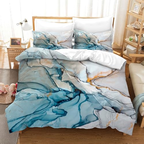 Housse de couette motif abstrait à points pour chambre d'ado moderne King - 3