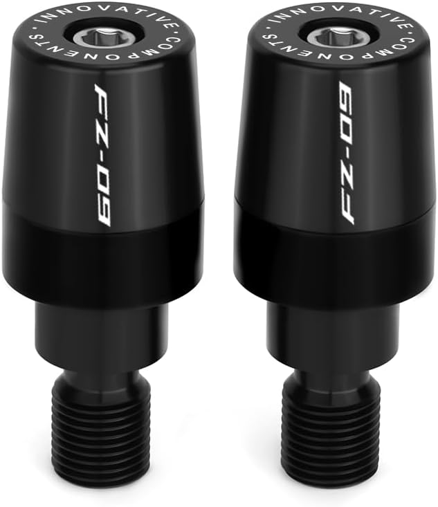 Handle Bar Ends Hand Grips Plug Caps Compatible with Yamaha FZ09 2014 2015 2016 2017 | Motorcycle Balance Pad FZ-09 FZ 09 Accessories