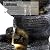 D-GROEE 26.77" 5-Tier Cascading Rock Water Fountain with LED Lights, Outdoor Water Feature, Patio Fountains for Backyard, Porch, Home Art Decoration, Continuous Flow Pump Black