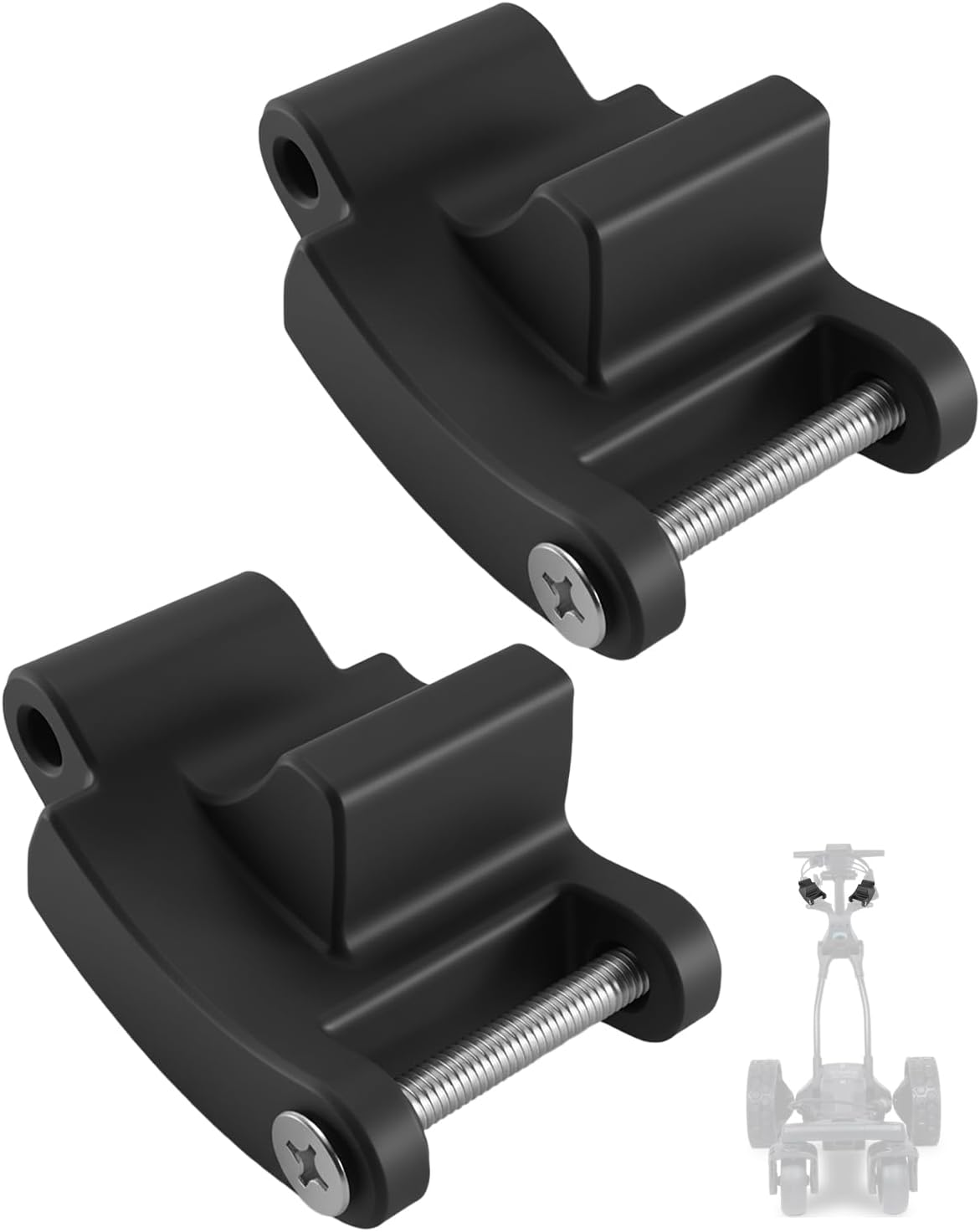 Golf Bag Accessories Only Compatible with MGI Ai Navigator GPS+, Anti-Twist Golf Bag Support Bracket, Prevent Bag Rotation, Improve Cart Stability, Golf Cart Bag Stabilizer