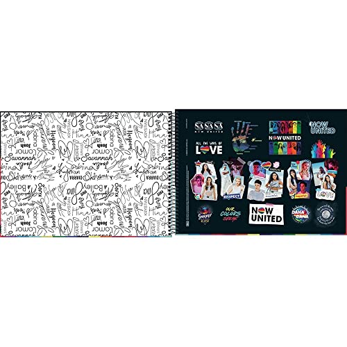 Caderno Cartografia e Desenho CD 80 Folhas Now United 1 Tilibra