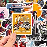 50 Pcs Cool Motorcycle Stickers for Kids