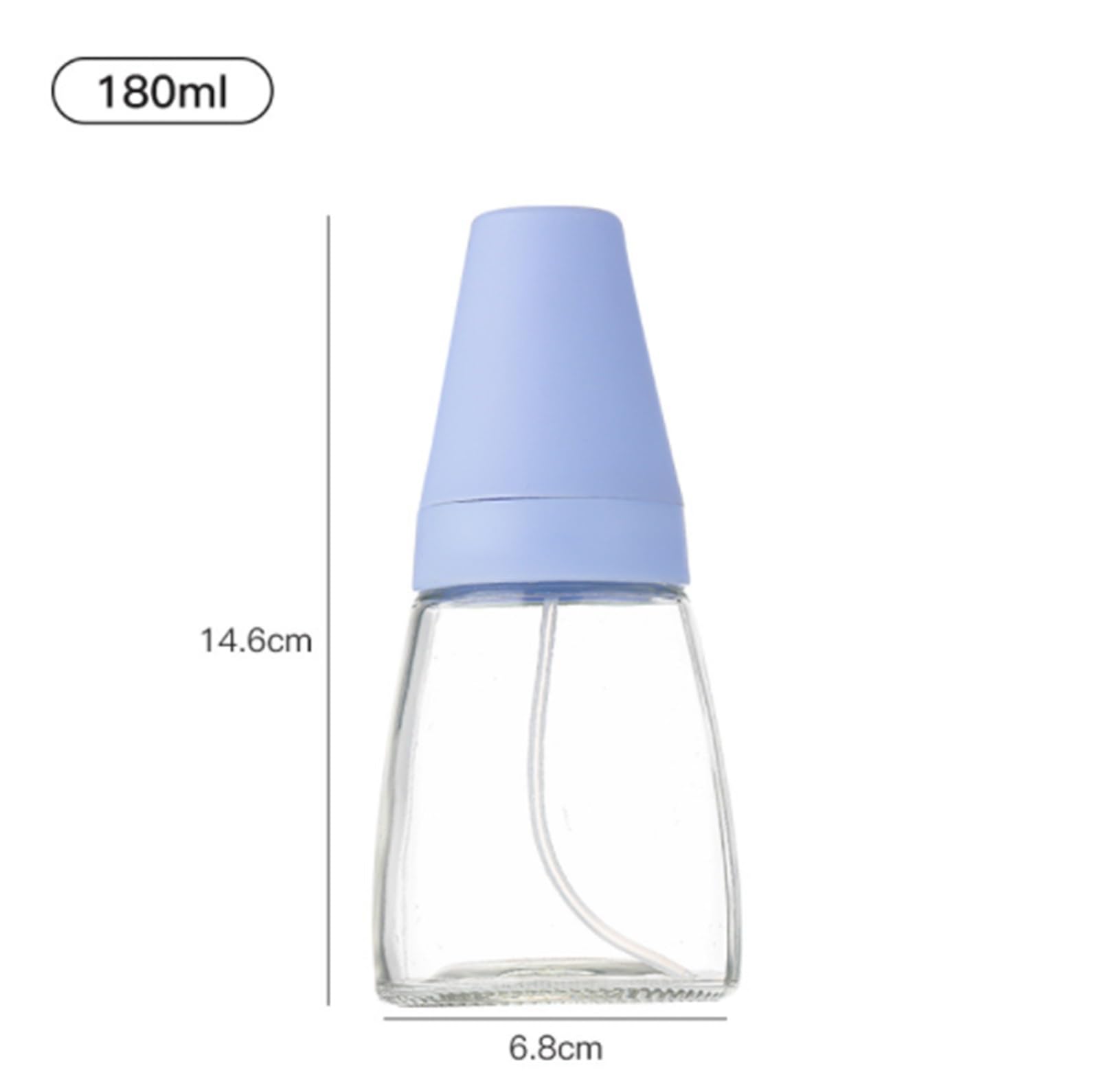 Ölflasche Oil Dispenser Glas Push Öl Sprayer Mit Deckel Ist Geeignet for Salate Grillen Backen Ölspray Airfryer(Pink)