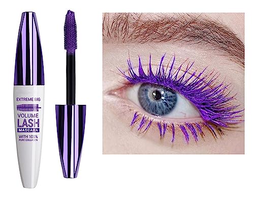 5D Mascara, eye makeup, hypoallergenic and fragrance-free (purple)