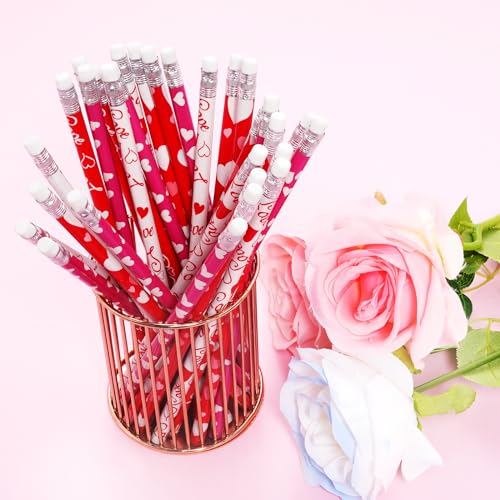 Lápices de San Valentín con borrador x50 miniatura 6