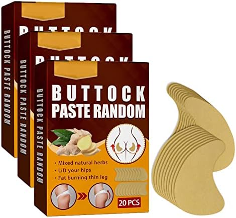 Halivia Peachpop Butt Shaping Patch, Butt-Lift Shaping Patch Set, Body Shaping Patches Firm Hip, Buttock Lifting Patch Hip Enhancement Lift Shape for Women Girls-3 Boxes