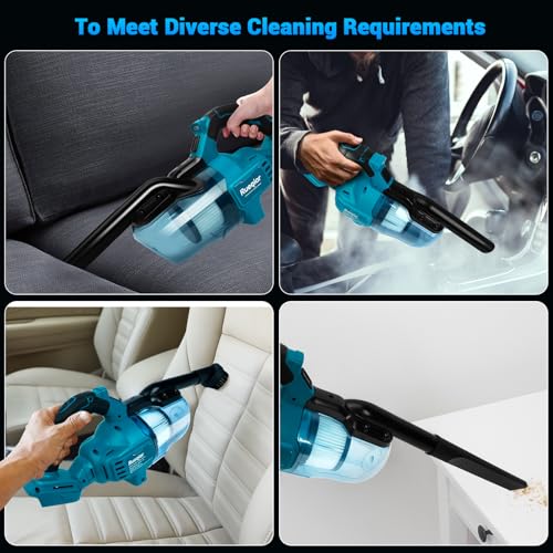 Image of Cordless Vacuum Compatible with Makita 18V Battery, Handheld Vacuum Cleaner for Home Car Hardwood Floor Carpet, Portable Shop Vacuum with Washable HEPA Filter(Tool Only)