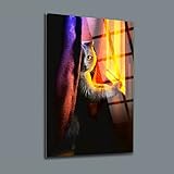 Hygienisch: Sie können Ihre Glaskunst leicht reinigen, ohne sie von der Wand zu entfernen. Express-Lieferung weltweit.