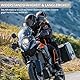 Justech Motorrad Windabweiser Verstellbare Clip-on Windschutzscheibe Zubehör Windschild Windschutzscheibenverlängerung Erweiterung Spoiler Aufsatz für Rennrad Motorrad klar Harz