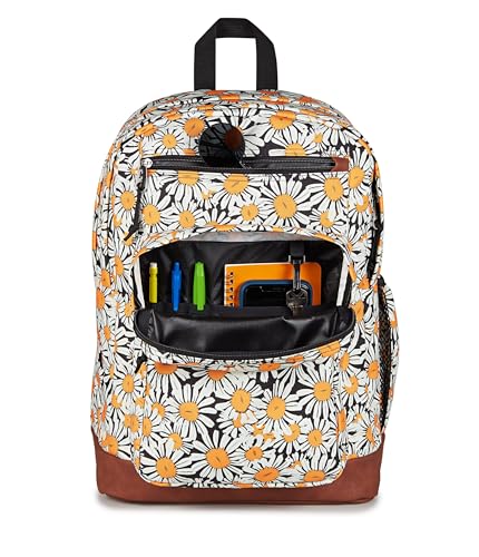 Image of JanSport Cool Backpack with 15-inch Laptop Sleeve, Large Computer Bag Rucksack with 2 Compartments, Ergonomic Straps, Daisy Dreamscape
