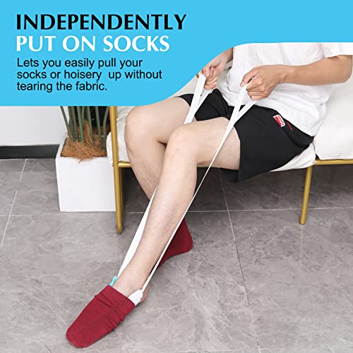 CAidRE Sock Aid - Sock Aid Device for Seniors, Disabled, Pregnant - Sock Helper Aide Tool - Sock Assistant Device No Bending - Image 6