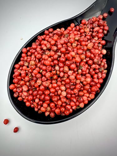 Granos de pimienta rosa pimienta rosa 20 g - 1,9 kg Schinus Terebinthifolius (900 gramos)