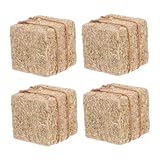 Meules de foin pour la décoration - couramment utilisées pour les mini-scènes de ferme, elles seront mieux assorties aux décorations, ajouteront une atmosphère de récolte, des bottes de paille décoratives